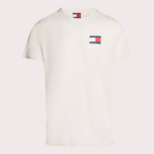 Tommy Hilfiger - Camiseta Slim En Crema