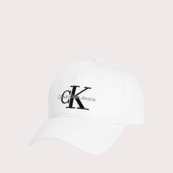 CK Jeans - Gorra Monogram Logo Blanco