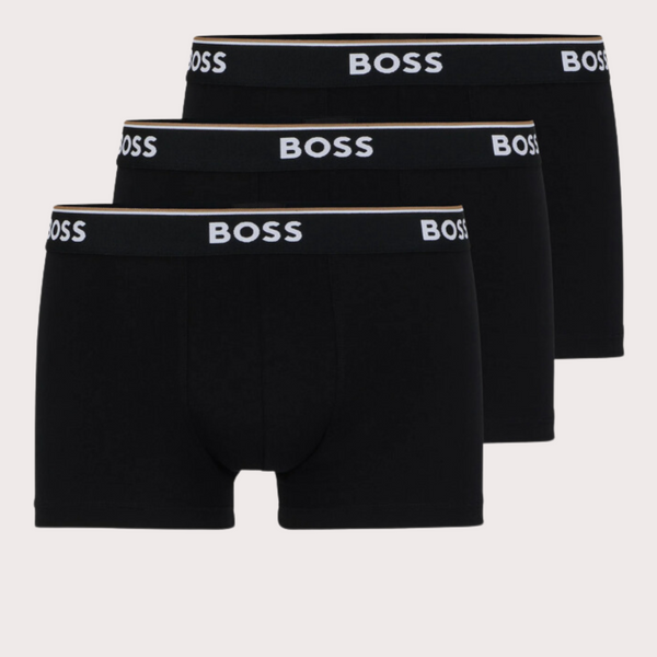 BOSS - Pack 3 Calzoncillos Negro