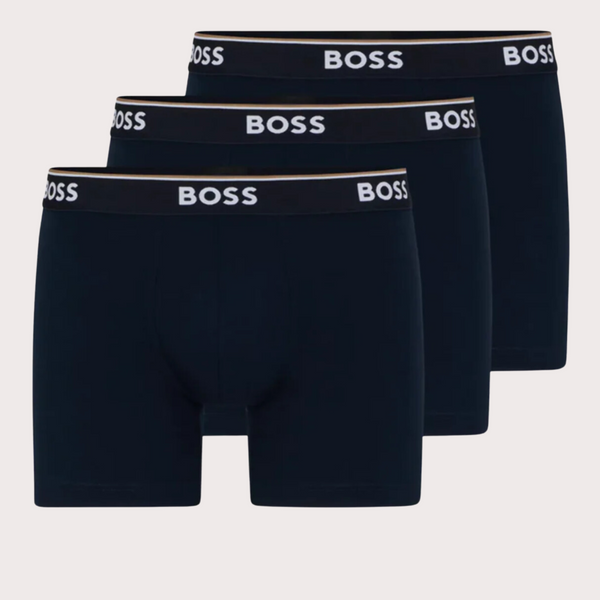 BOSS - Pack 3 Calzoncillos Azul Oscuro