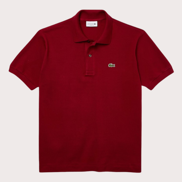 Lacoste - Polo de Pique Original Corte Clásico L.12.12 Granate