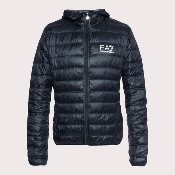 EA7 - Chaqueta Acolchada Plegable Core Identity Con Capucha