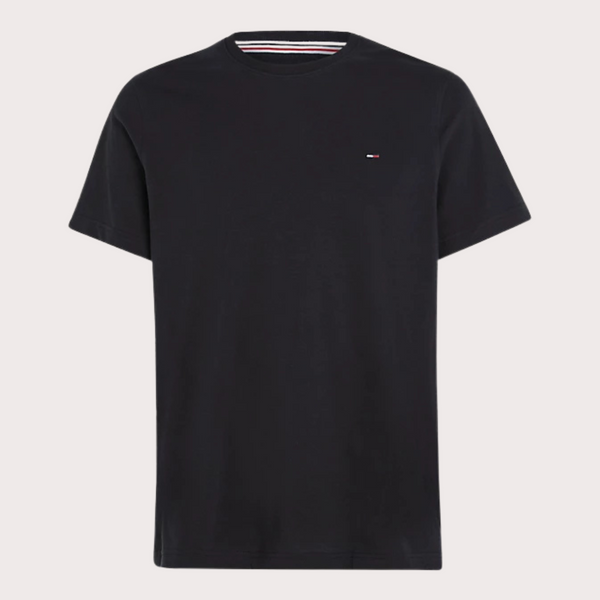 Tommy Jeans - Camiseta Básica Con Logo Negro