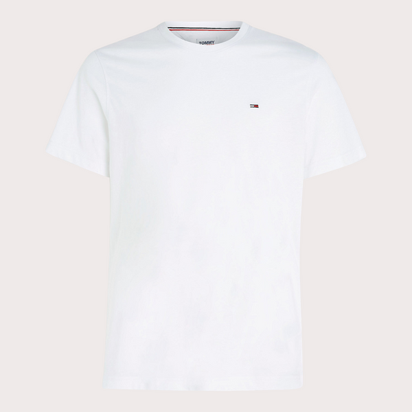 Tommy Jeans - Camiseta Basica Logo Regular Blanco