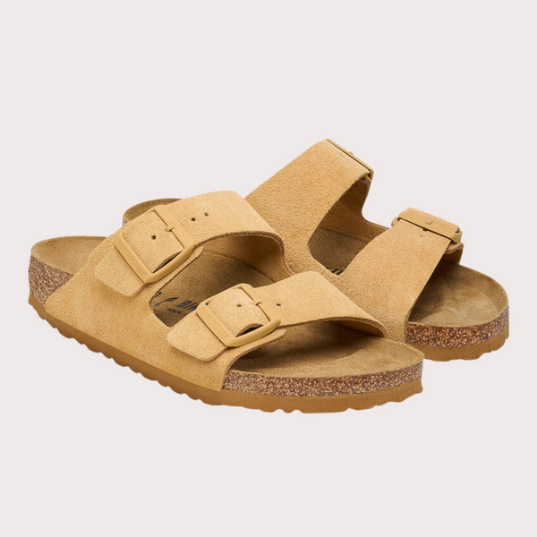 Birkenstock - Arizona Suede Corduroy Cork Brown