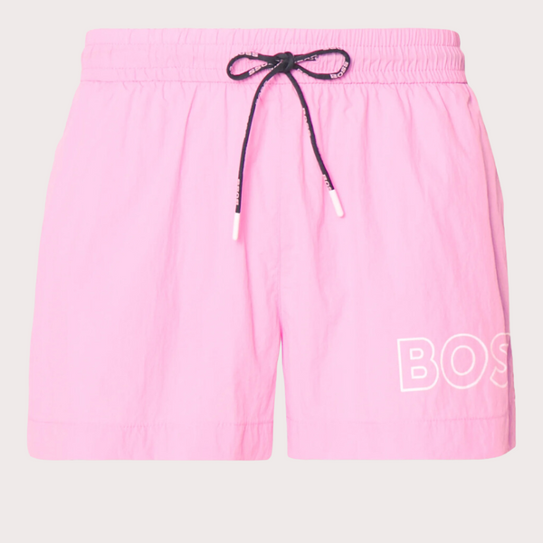 BOSS - Bañador Bermuda Hombre Rosa