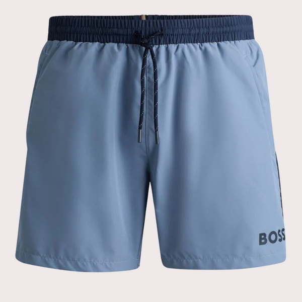 BOSS - Bañador Bermuda Hombre Azul