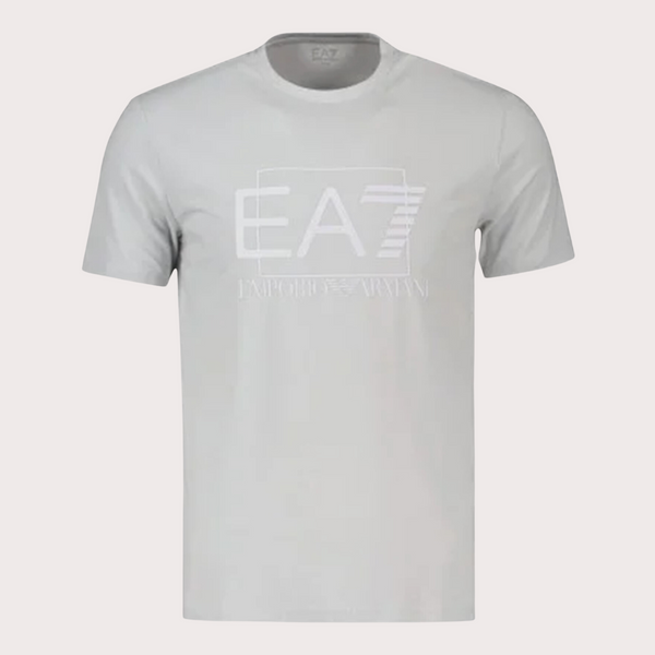 EA7 - Camiseta Cuello Redondo Con Logo En El Pecho