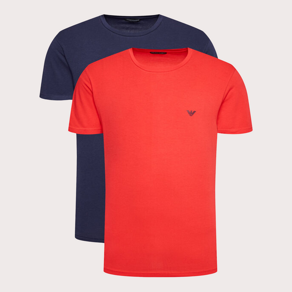 Emporio Armani - Paquete De Dos Camisetas Interiores Regular Fit De Algodón