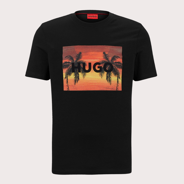 HUGO - Camiseta Con Palmera