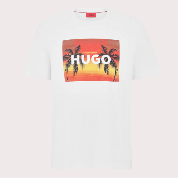 HUGO - Camiseta con Palmera