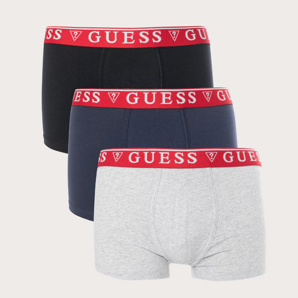 Guess - Paquete De 3 Boxers Con Con Logo