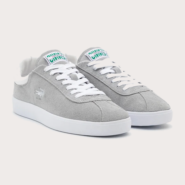 Lacoste - Zapatillas De Ante Premium Gris/Blanco