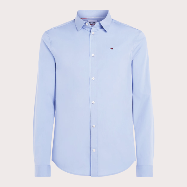 Tommy Jeans - Camisa De Algodón Oxford Con Corte Slim